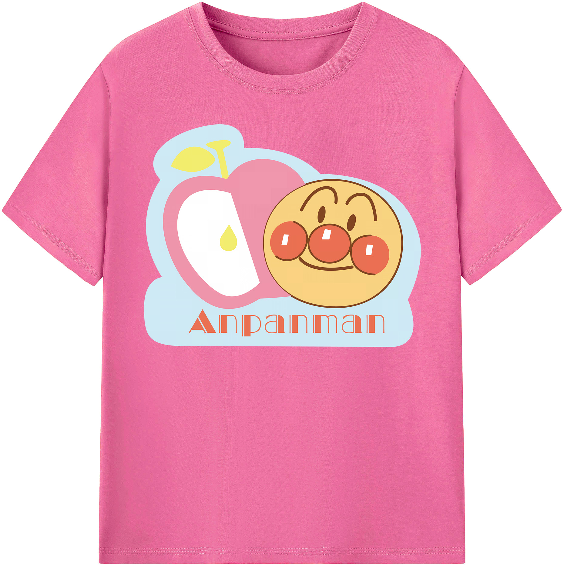 （画像用） アンパンマン Anpanman レディースカジュアルプリントTシャツ（綿100％）
